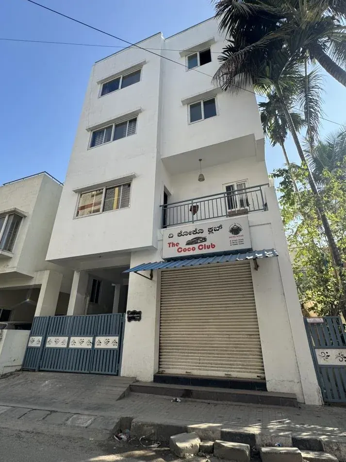 White G+3 residence on Hulimavu Main Road