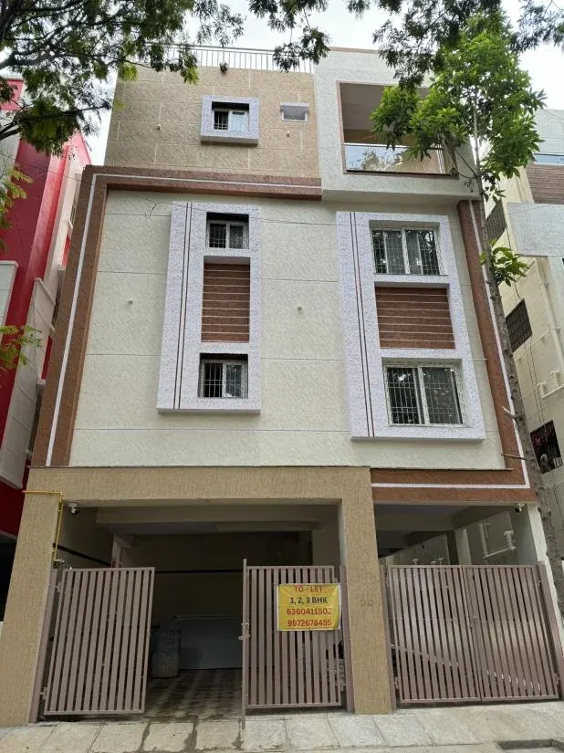 Four-storey cream residence